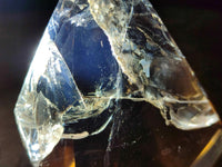 Polished Smokey Window Quartz Crystals x 3 From Madagascar