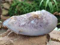Polished Amethyst Agate Geodes x 3 From Maintirano, Madagascar
