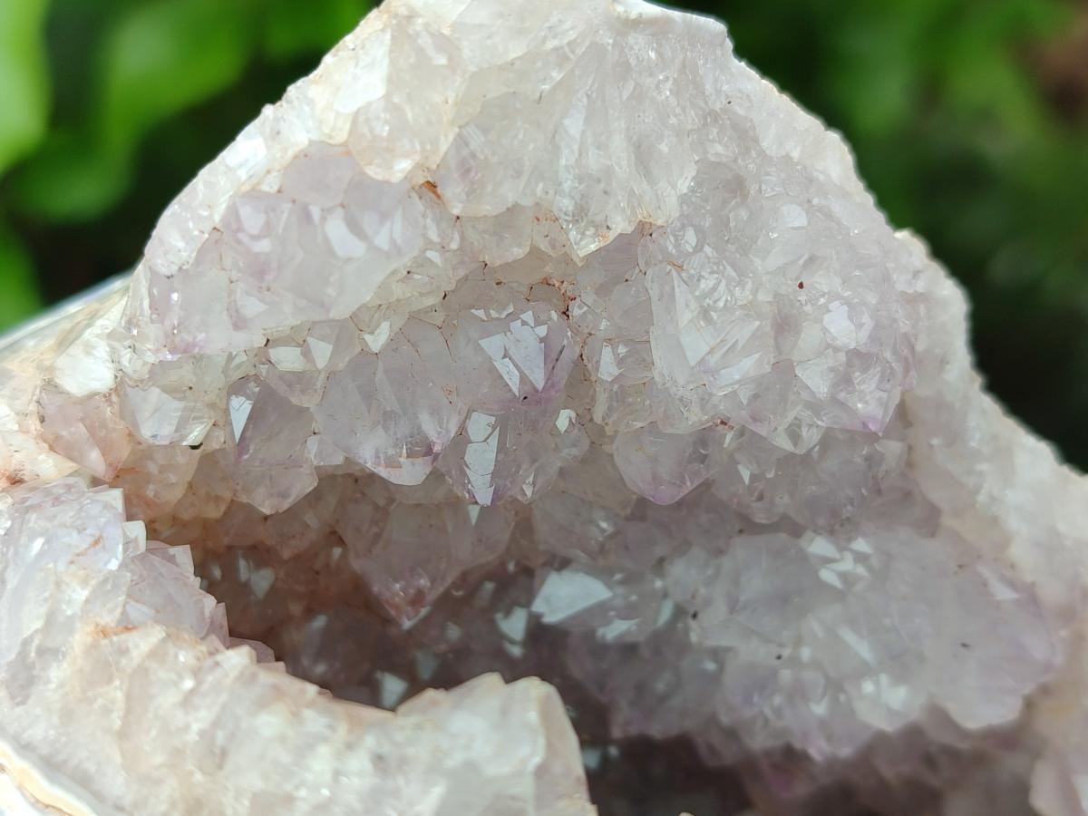 Polished Amethyst Agate Geodes x 3 From Maintirano, Madagascar