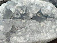 Natural Blue Celestite Geode Specimens x 3 From Sakoany, Madagascar