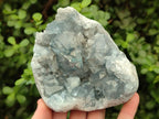 Natural Blue Celestite Geode Specimens x 3 From Sakoany, Madagascar - Toprock Gemstones and Minerals 