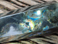 Polished Labradorite Display Crystals x 3 From Tulear, Madagascar