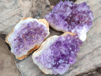 Natural Dark Purple Amethyst Quartz Crystal Plates x 35 From Boekenhouthoek, South Africa