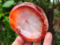 Polished Carnelian Agate Gemstone Bowls x 6 From Madagascar
