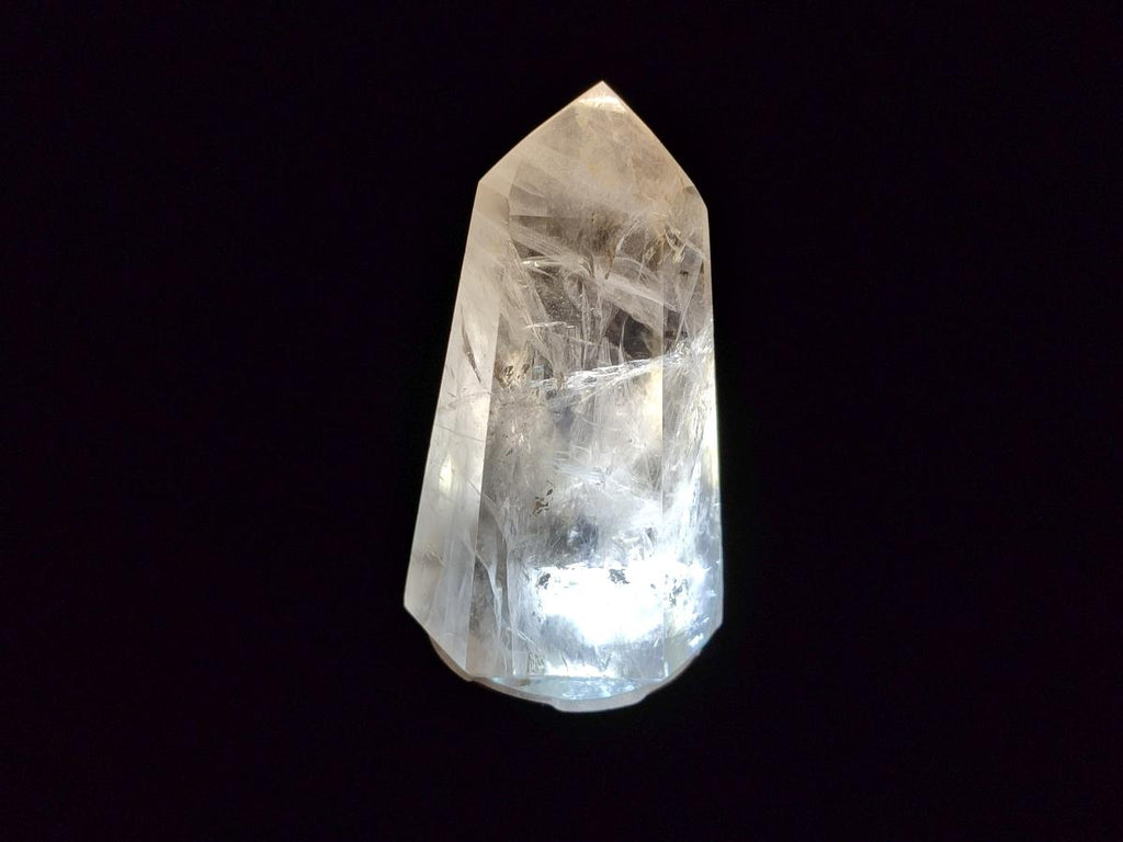 Polished Mix of Smokey and Morion Quartz Crystals x 6 From Madagascar