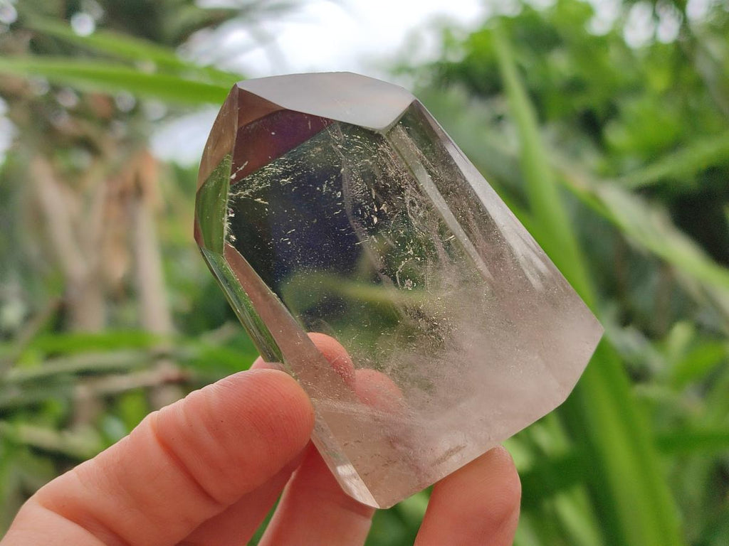 Polished Mix of Smokey and Morion Quartz Crystals x 6 From Madagascar