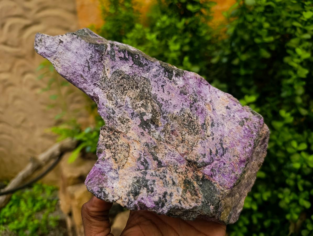 Natural Stichtite Cobbed Specimens x 2 From Barberton, South Africa