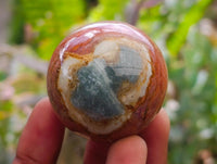 Polished Polychrome Jasper Spheres x 12 From NW Coast, Madagascar