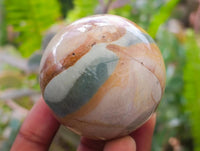 Polished Polychrome Jasper Spheres x 12 From NW Coast, Madagascar