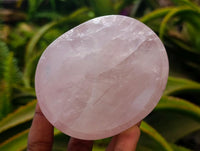 Polished Gemmy Rose Quartz Bowls x 6 From Madagascar