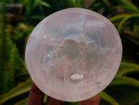 Polished Gemmy Rose Quartz Bowls x 6 From Madagascar