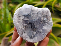 Natural Blue Celestite Geode Specimens x 6 From Sakoany, Madagascar