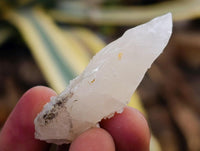 Natural Drusy Quartz Coated Spearhead Calcite Specimens x 35 From Albert's Mountain, Lesotho