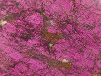 Polished On One Side Metallic Purpurite Specimens x 2 From Erongo, Namibia