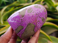 Polished Stichtite Standing Free Forms x 4 From Barberton, South Africa