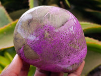 Polished Stichtite Standing Free Forms x 4 From Barberton, South Africa