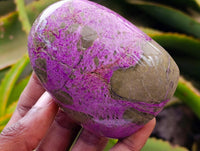 Polished Stichtite Standing Free Forms x 4 From Barberton, South Africa