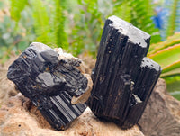 Natural Schorl Black Tourmaline x 7 From Ambatondrazaka, Madagascar