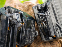 Natural Schorl Black Tourmaline x 7 From Ambatondrazaka, Madagascar