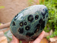 Polished Stromatolite Standing Free Forms x 3 From Katsepy, Madagascar