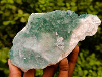 Natural Green Fluorite Cluster Specimens x 3 From Mandrosonoro, Madagascar