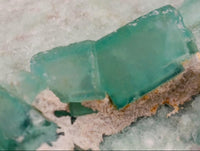 Natural Green Fluorite Cluster Specimens x 3 From Mandrosonoro, Madagascar