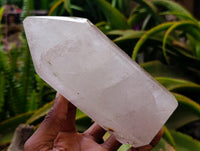 Polished Clear Window Quartz Crystals with Inclusions x 2 From Madagascar