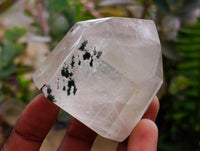 Polished Chlorite Moss Quartz Crystals x 14 From Mandoto, Madagascar