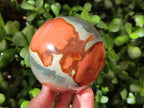 Polished Polychrome Jasper Spheres x 3 From NW Coast, Madagascar
