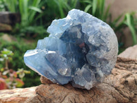 Natural Blue Celestite Geode Specimens x 3 From Sakoany, Madagascar