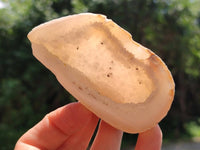 Polished Agate with Amethyst Crystal Geodes x 12 From Maintirano, Madagascar