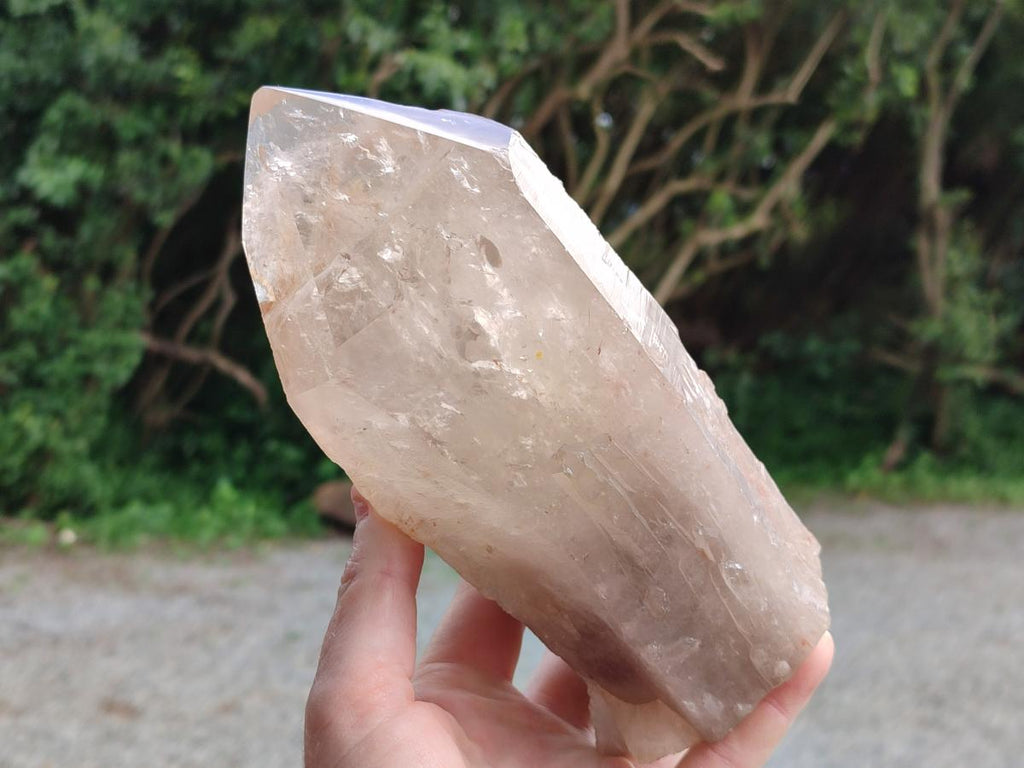 Polished Angolan Large Smokey Quartz Crystal x 1 From Angola