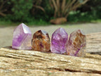 Polished Smokey Amethyst Window Crystals x 35 From Akansobe, Madagascar