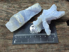 Natural Large Etched Blue Chalcedony Geodes x 12 From Nsanje, Malawi - Toprock Gemstones and Minerals 