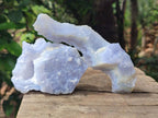 Natural Large Etched Blue Chalcedony Geodes x 12 From Nsanje, Malawi - Toprock Gemstones and Minerals 