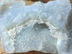 Natural Large Etched Blue Chalcedony Geodes x 12 From Nsanje, Malawi - Toprock Gemstones and Minerals 