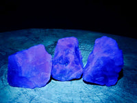 Natural Watermelon Fluorite Cobbed Specimens x 6 From Uis, Namibia