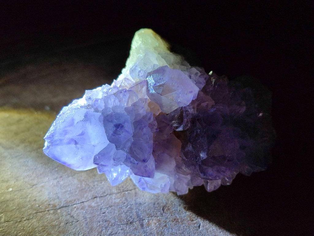 Natural Sunburst Amethyst Spirit Clusters x 12 From Boekenhouthoek, South Africa