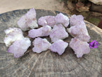 Natural Sunburst Amethyst Spirit Clusters x 12 From Boekenhouthoek, South Africa