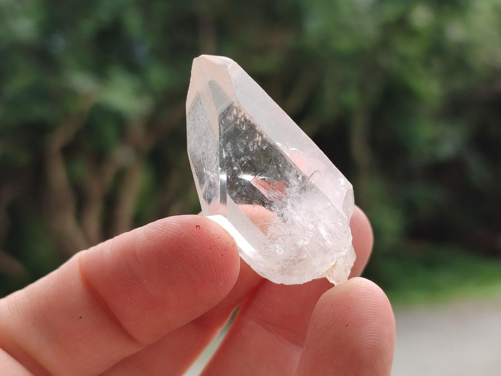 Natural Frosty Single Clear Quartz Crystals x 70 From Madagascar