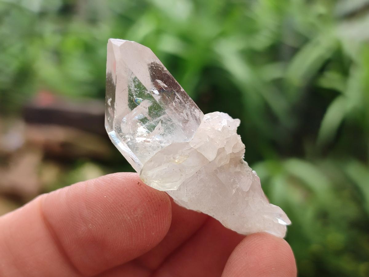 Natural Frosty Single Clear Quartz Crystals x 70 From Madagascar