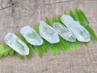 Natural Frosty Single Clear Quartz Crystals x 70 From Madagascar