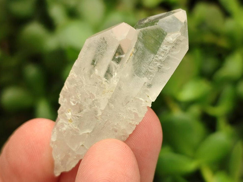 Natural Frosty Single Clear Quartz Crystals x 70 From Madagascar