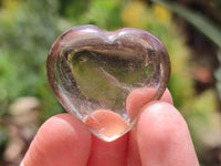 Polished Small Smokey Quartz Hearts x 20 From Madagascar