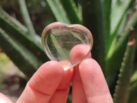 Polished Small Smokey Quartz Hearts x 20 From Madagascar