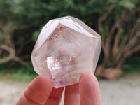 Polished Window Amethyst Crystals x 6 From Akansobe, Madagascar