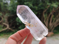 Polished Window Amethyst Crystals x 6 From Akansobe, Madagascar