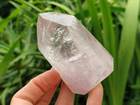 Polished Window Amethyst Crystals x 6 From Akansobe, Madagascar