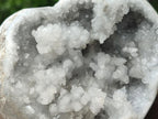 Polished Blue Celestite Geode Hearts x 3 From Sakoany, Madagascar