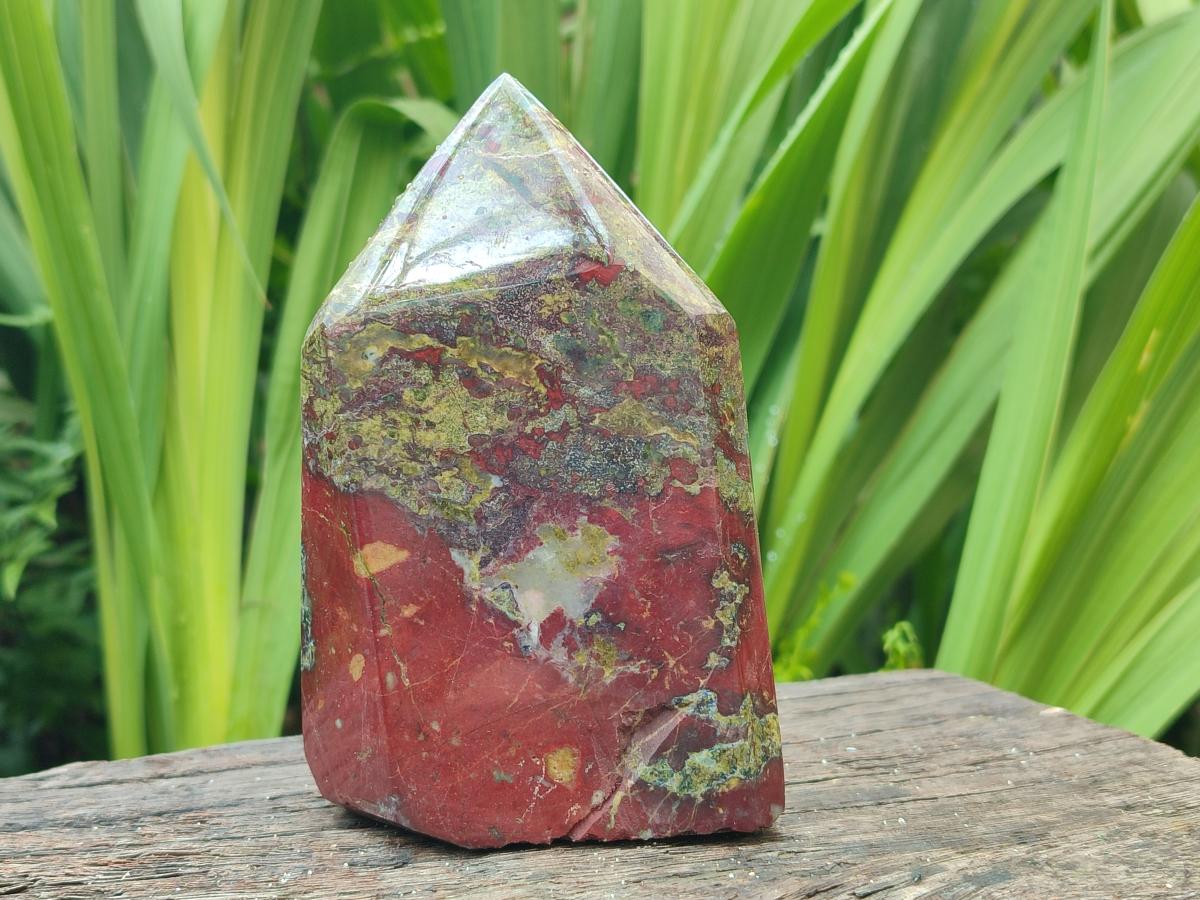 Polished Bastite Dragonsblood Stone Display Crystal x 3 From Tshipise, South Africa